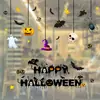 Decoraciones de Halloween Pegatinas de Bruja Calabaza Pegatinas Electrostáticas para Ventana de Supermercado Props para Diseño de Escenas Pegatinas para Ventana Pegatinas para Vidrio