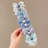 Cuerda para el pelo de estrella pequeña de alta elasticidad Banda de goma para atar trenzas pequeñas de pío Accesorios para la cabeza Banda elástica para la cabeza de niños Nueva 2025