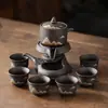 2026 Nuevo Modelo Juego de Té Automático de Arcilla Púrpura Set Caja de Regalo para Uso en Casa, Tetera de Cerámica Kung Fu Completa Regalo de Negocio