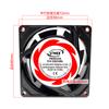 Ventilador de refrigeración pequeño y silencioso para gabinete SF8025AT, con núcleo de cobre, 8CM 8025, 110/220/380 V, doble bola