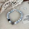 Pulseira Halloween Europeia e Americana de Argila Macia Abóbora Fantasma Pulseira Fofa Engraçada Crânio Aranha Pulseira com Design Exagerado