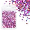 2g Saquinhos Lantejoulas Laser Estrela Nail Art Estrelas de Cinco Pontas 3mm Glitter Pet Lantejoulas Finas DIY Enchimento de Cola