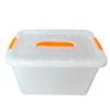 Caja de plástico PP cuadrada portátil para medicamentos, refrigerios, juguetes y artículos diversos, cosméticos, venta al por mayor.