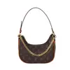 2026 Novo Modelo Bolsa Feminina Meia-Lua, Bolsa de Ombro Fashion com Monograma, Bolsa de Mão Versátil de Luxo Leve, Bolsa de Ombro, Bolsa Transversal