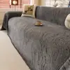 Manta de Sofá Estilo Retro de Pelo de Camello para Todas las Estaciones, Cojín Antideslizante para Asiento, Resistente a Arañazos de Gato, Funda de Sofá de una Pieza con Borlas