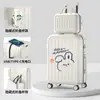 Mala de Viagem Multifuncional de Pronta Entrega do Fabricante, Mala de Rodinhas em Material Composto com Trava de Senha, Porta-Copos Anti-Queda, Mala de Mão com Carregamento