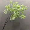 Sensación de simulación hoja de olivo planta verde accesorios de fotografía de boda estilo nórdico hoja de eucalipto hoja de dinero vara larga planta verde