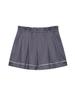 Novo Conjunto de Verão 2025 Estilo Europeu e Americano: Camisa de Popeline com Acabamento + Shorts Largos com Acabamento