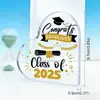 Bestseller internacional: Presente personalizado de acrílico para temporada de formatura, placa transparente estilo ins com texto, lembrança decorativa