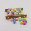 Cuentas Acrílicas de 6 mm de Colores Caramelo No Porosas, Cuentas Sólidas de Color Macarrón, Rellenos de Mármol de Colores Caramelo, Bolitas Pequeñas