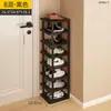 Zapatero Sencillo de Múltiples Niveles para Dormitorio Universitario, Zapatero para la Entrada de la Casa, Artefacto de Almacenamiento, Caja Pequeña para Zapatos Debajo del Escritorio