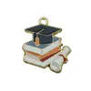 Acessórios DIY Transfronteiriços Liga Esmalte Temporada de Formatura Exame Chapéu de Bacharel Mochila Tamanho Caneta Chaveiro Pingente Ornamento
