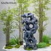 Árvore de Sino Pendurado Artificial Árvore Falsa Planta Verde Decoração de Paisagem Novo Estilo Chinês Paisagismo Zen Água Corrente Exibição de Janela de Pátio Interno