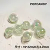 Pirulito de Contas Ufo DIY [Planeta Disperso] Acessórios de Joias Artesanais Corrente para Celular Contas de Planeta com Furo Reto