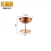 Taça de Champanhe de Aço Inoxidável com Haste Espessada, Copo de Coquetel para Bar, Copo de Sobremesa Martini de Luxo para Uso Doméstico, Resistente a Estilhaços