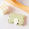 Nueva Cola de Gato Linda Regalo para Estudiante Femenina Billetera Plegable Ultrafina Ranuras para Múltiples Tarjetas Tarjetero Monedero