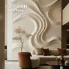Panel de Pared Decorativo GRG Casa Grande Moderna Sala de Estar Fondo de Sofá Pared Textura Tridimensional Revestimiento en Relieve Tablero Completo Personalización