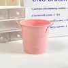Porta-Canetas Engraçado Grande Capacidade Estilo Americano Porta-Canetas de Ferro Estudante Feminina Mesa Barril de Ferro Escritório Alto Valor Estético Simples Ins