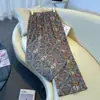 Calça Wide Leg Estampada Vintage de Linho para Mulheres 2026 Verão Calça Floral Fina Casual Cintura Alta Reta Nove Pontos Calça de Vovó