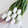 Lafite Toque de Luxo Simulação Tulipa Sala de Estar Decoração com Flores Artificiais Decoração de Mesa de Cozinha Flores Eternas Simulação Lote de Flores