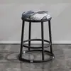 Taburete Alto de Tres Anillos Extra Grueso, Taburete Alto de Barra, Silla Alta para Adultos en Casa, Silla de Mostrador, Taburete Alto de Lujo Ligero para Arcade, Taburete Redondo
