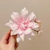 Grampo de Pato Borboleta Orquídea Dopamina de Verão para Mulheres, Presilha Floral Doce, Grampo de Cabelo Exquisito de Alta Qualidade, Acessório de Cabelo Estilo Feriado