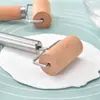 Rodillo de Doble Cabeza, Rodillo Manual, Prensa para Pasta, Prensa para Pasteles, Cortador de Masa para Empanadas, Herramienta para Hornear Pizza, Utensilios de Cocina para el Hogar