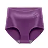 Calcinhas Femininas de Algodão Puro Antibacterianas de Cintura Alta Plus Size Controle de Barriga Levanta Quadril Respiráveis para Mães com Grafeno Antibacteriano