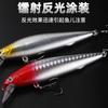 Cuchillo plateado sumergido señuelo Mino Luya lanzamiento súper largo mosca muerta hundimiento lento hundimiento agua 4g boca cocked pez mandarín cebo artificial venta al por mayor