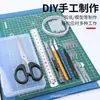 Ming picking set de herramientas para cuenta manual Estudiante Manual cuchillo de precisión para bricolaje cuchillo de tallado placa de corte pinzas regla de acero juego completo
