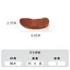 Soporte Creativo para Palillos de Madera Maciza Reposapalillos Estilo Japonés Almohada de Madera para Palillos Hotel Restaurante Soporte Doble Propósito Ensamblado de Madera Maciza
