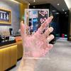 Comercio Exterior Más Vendido Funda Rosa Transparente con Lazo para Teléfono Móvil Adecuada para Samsung S22Ultra Agujero de Precisión Funda Anti-Caída de TPU S24