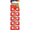 Pilha tipo botão Panasonic LR43 186AG12 D186A 301 1.5V 386 V12GA tipo botão pequena redonda Eletrônica