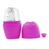 Molde de silicona platino para masaje facial con rodillo de hielo, fabricado con la FDA, disponible al por mayor.