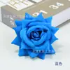 Flor de Rosa de Terciopelo de Tamaño Mediano para Hacer Pasadores para Ropa Tradicional China, Kit de Materiales para Caja de Flores, Rosa Artificial de Terciopelo