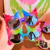 Gafas de sol para niños, lindas y coloridas, con personalidad a la moda para bebés, juguetes de dibujos animados de moda, gafas de sol