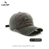 Boné de Baseball Retrô Desgastado Popular Boné de Baseball Cabeça de Touro Chapéu de Algodão Lavado Proteção Solar Masculino e Feminino Novo Boné de Baseball