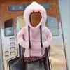 Cubierta de Agarre de Palanca de Cambios de Coche Perilla de Decoración de Manija Sudadera Cubierta de Freno de Mano Cubierta de Sudadera para Palanca de Cambios