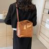 Bolso de mujer 2024 nuevo bolso de viaje portátil de cuero suave, bolso bandolera de hombro de gran capacidad a la moda para mujer