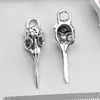 Aliexpress Joyería Personalizada DIY Hecho a Mano Cabeza de Toro Tótem Aleación Colgante Pequeño Pulsera Tribal Accesorios de Collar Venta al por Mayor