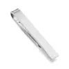 Clip de Corbata de Latón de Alta Calidad con Logo Láser para Hombre de Negocios Plata Clip de Corbata Casual Simple Dorado