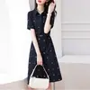 Falda Midi 2025 Vestido Camisero Estampado para Mujer Verano Adelgazante Moda Tendencia Mambo Menta Nuevo Estilo