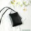 Bolsa Vertical para Teléfono Móvil para Mujer, Bolso Cruzado Pequeño, Moda Simple, Suave, de Hombro, Tipo Cubo, Venta al por Mayor