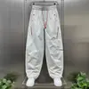 Calças Casuais Masculinas Soltas Versáteis Verão Finas Soltas Calças Cargo Tendência Outdoor Versátil Perna Reta Calças Masculinas