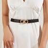 Cinturón Elástico de Abrigo con Estiramiento Accesorios Decorativos Vestido Traje Faja de Mujer Otoño e Invierno Tendencia Verano Negro en Stock