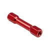 Superfície Brilhante Cabeça Dupla Hexagonal Pilar de Alumínio Parafuso Pilar de Liga de Alumínio Grau 4.8 Anodizado Modelo de Avião Porca Pilar M3
