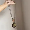 Trayectoria de Estrella Fugaz ~ Collar de Lazo Retro Bohemio Nuevo Estilo Étnico Chino Collar Largo para Suéter