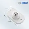 La nueva base de polea para carrito de muebles multifuncional con rueda de bola de 360 grados para pegar latas, rodillo silencioso con reducción de ruido