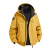 Jaquetas de Trabalho ao Ar Livre Personalizadas Fleece Removível Duas Peças Três em Um Trajes de Montanhismo Estampa LOGOTIPO