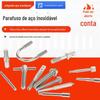 Hastes de Parafuso Não Padrão de Aço Inoxidável 316, Feitas Sob Medida de Acordo com Desenhos e Amostras, Torneamento CNC, Personalização de Precisão CNC